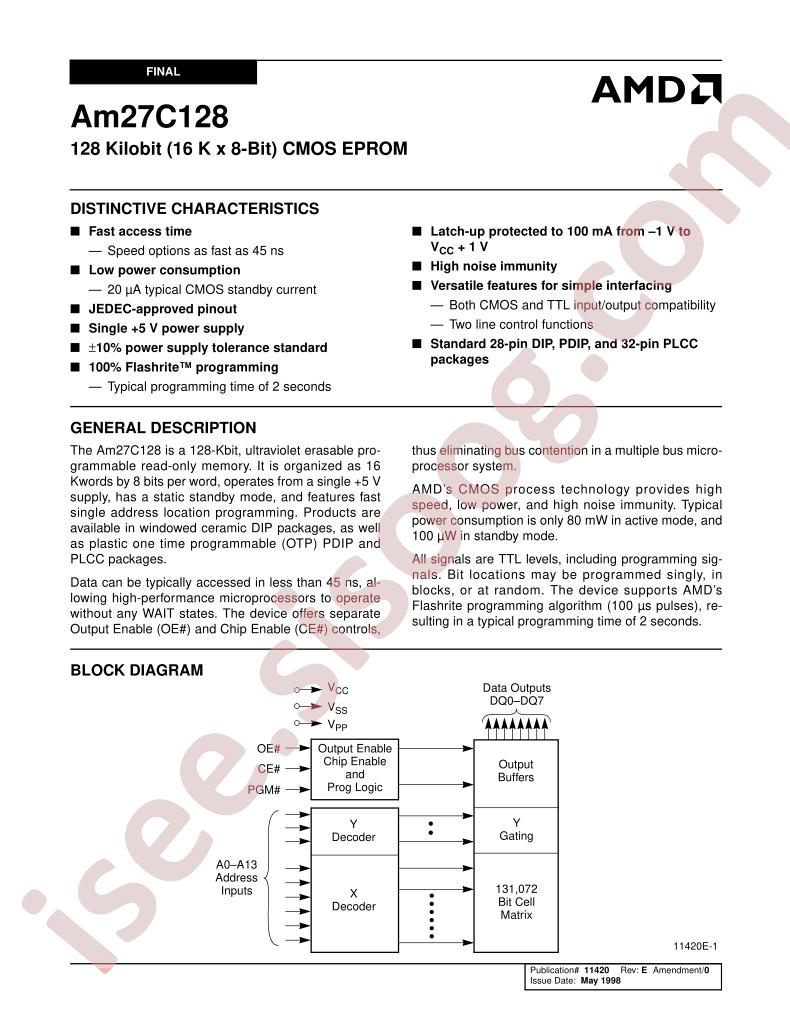 AM27C128-120DCB