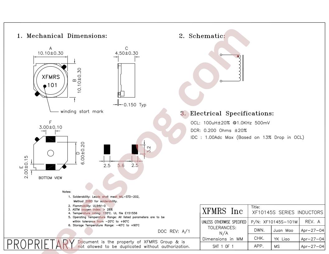 XF10145S-101M