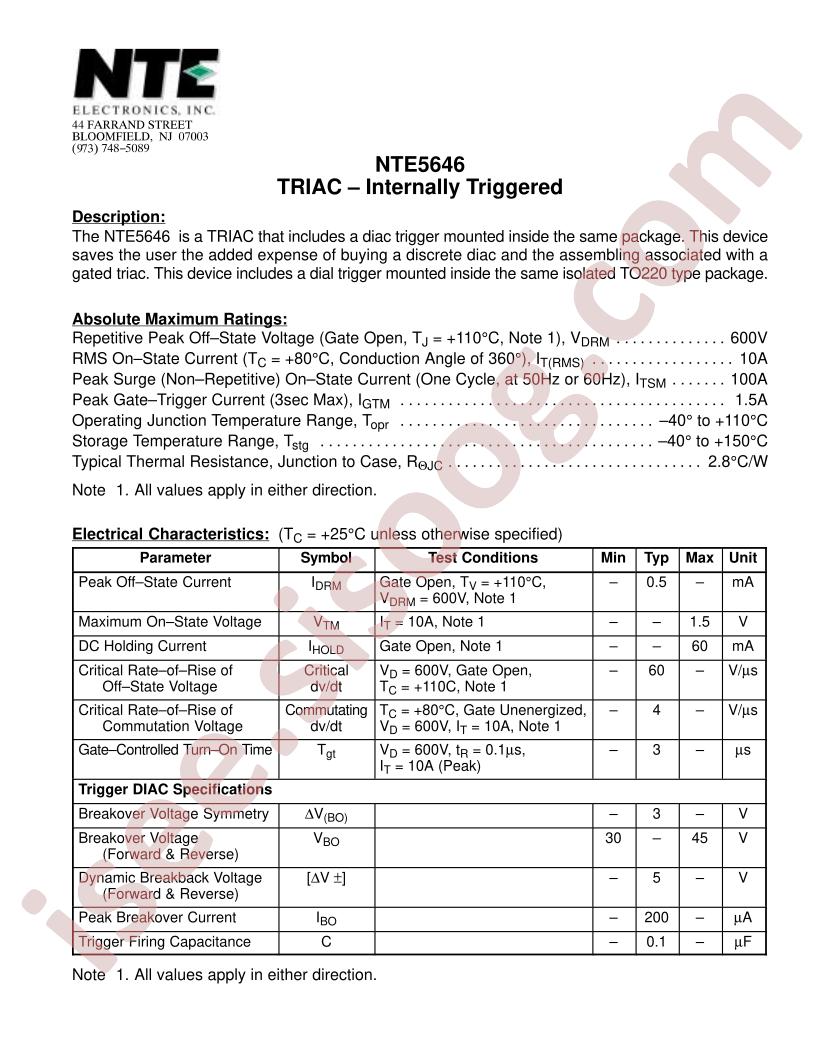 NTE5646