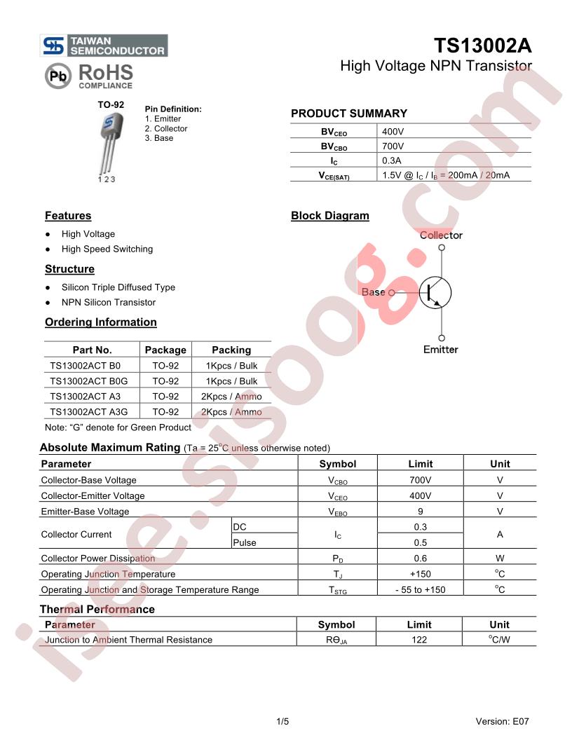 TS13002ACTB0