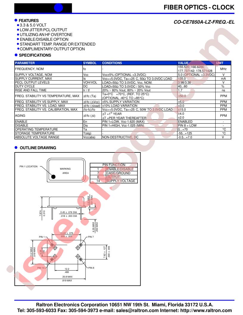 CO-CE7850A-LZ-FREQ-EL