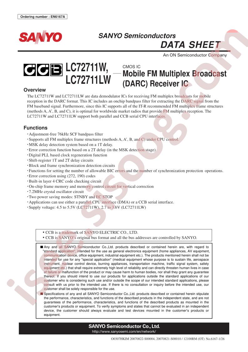 LC72711W