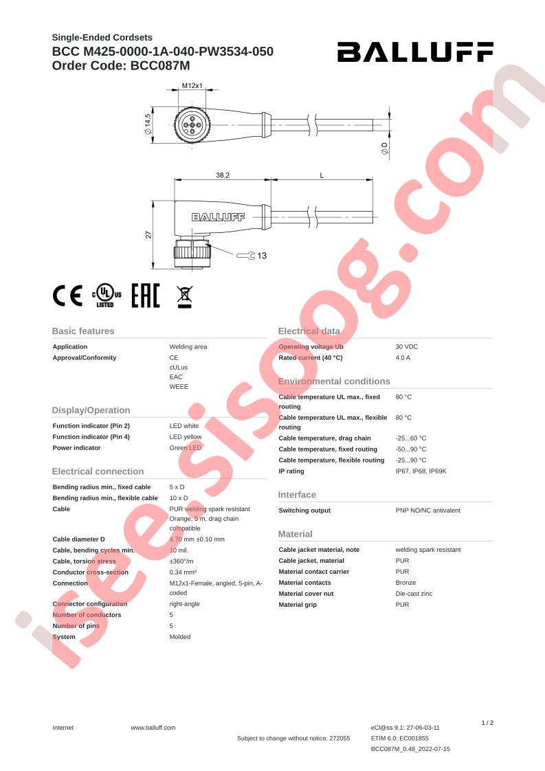 BCC087M