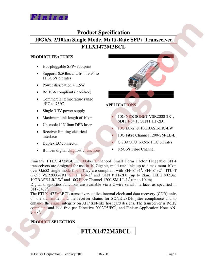 FTLX1472M3BCL