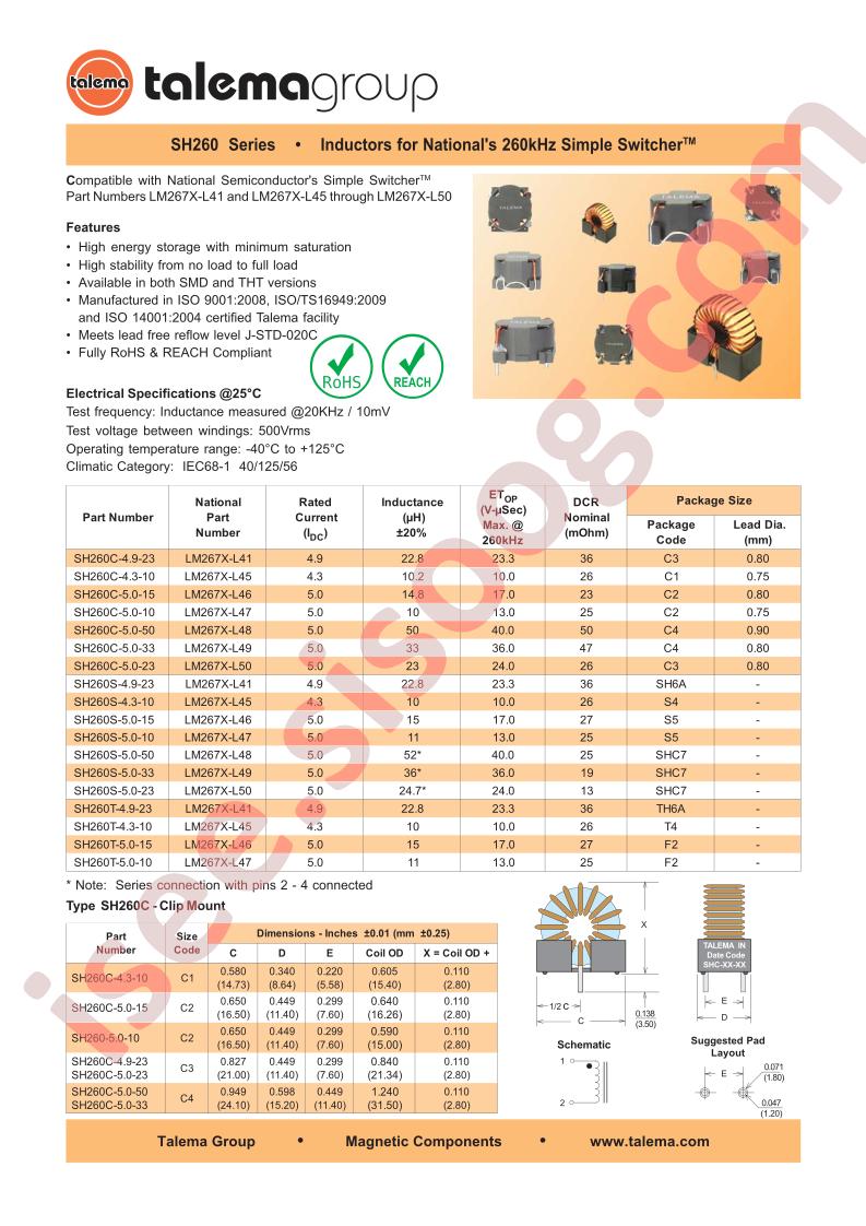 SH260C-4.3-10