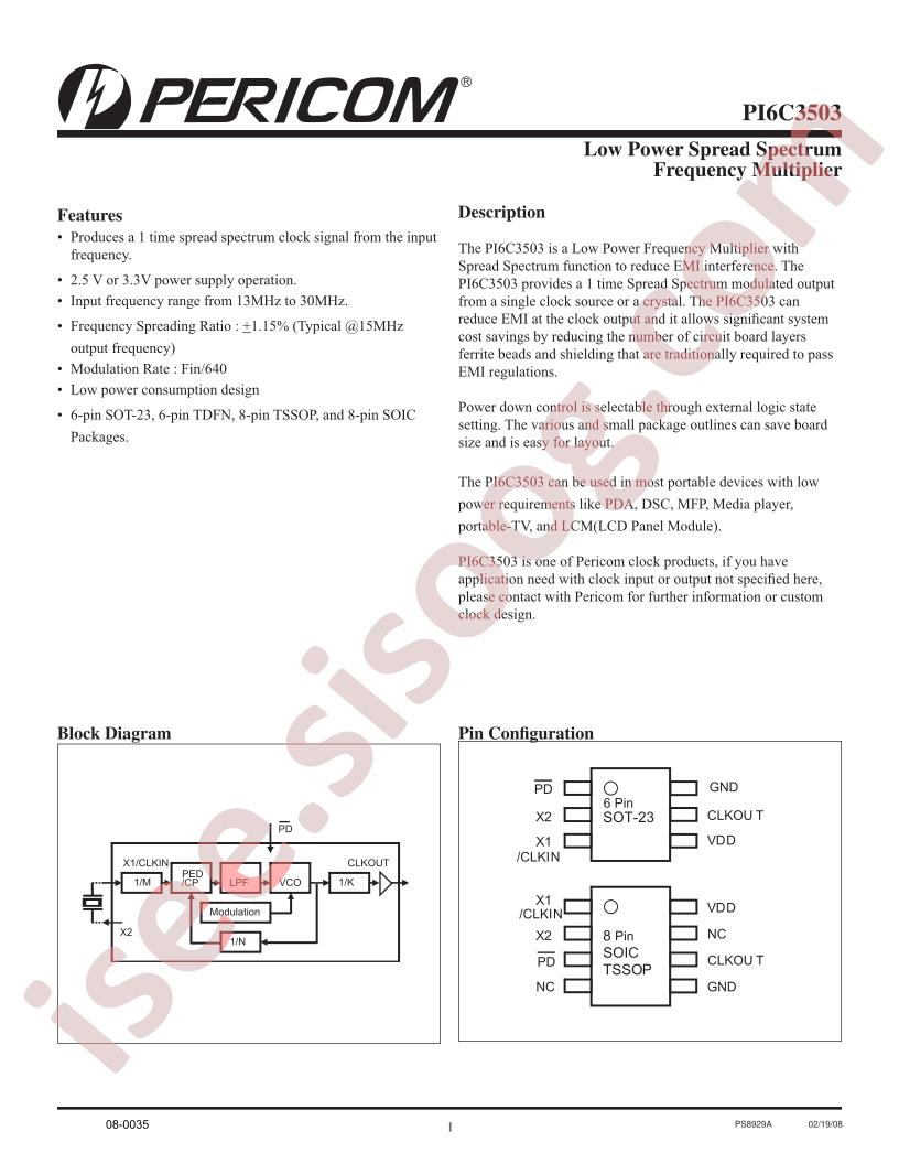 PI6C3503