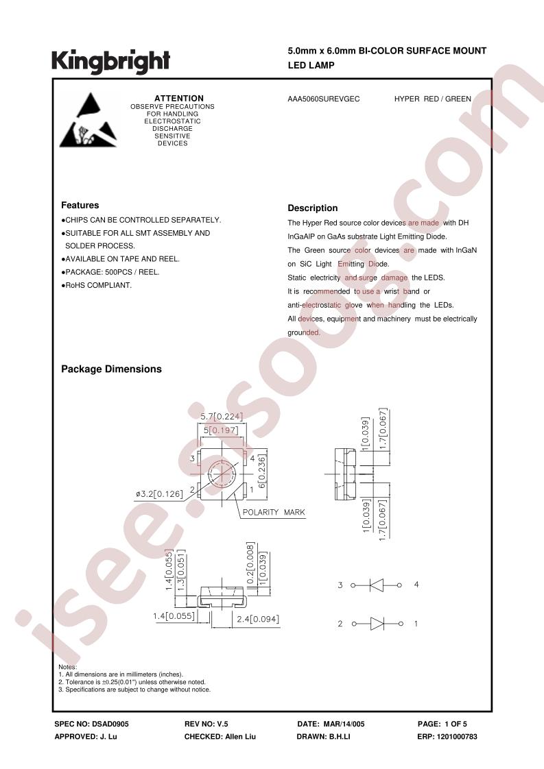 AAA5060SUREVGEC