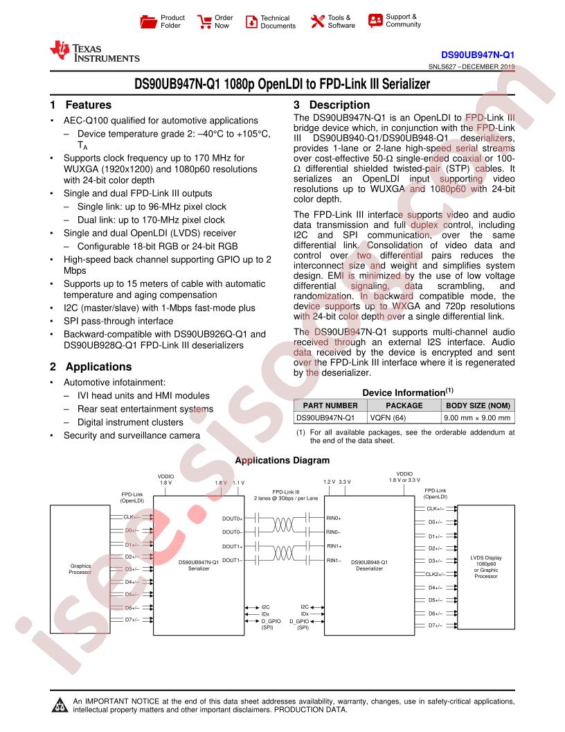 DS90UB947N-Q1