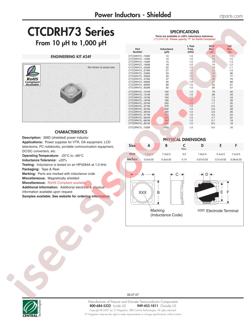 CTCDRH73-151M