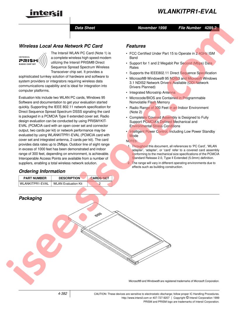 WLANKITPR1-EVAL