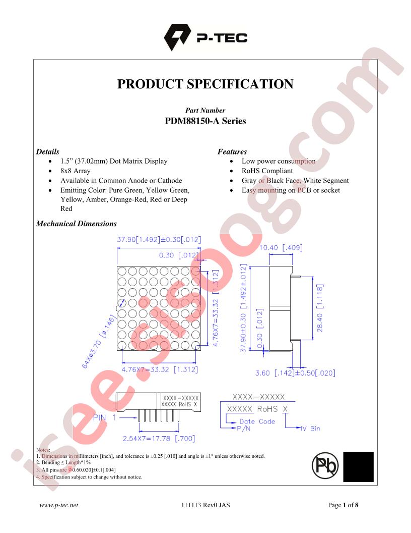 PDM88150x-R02-A