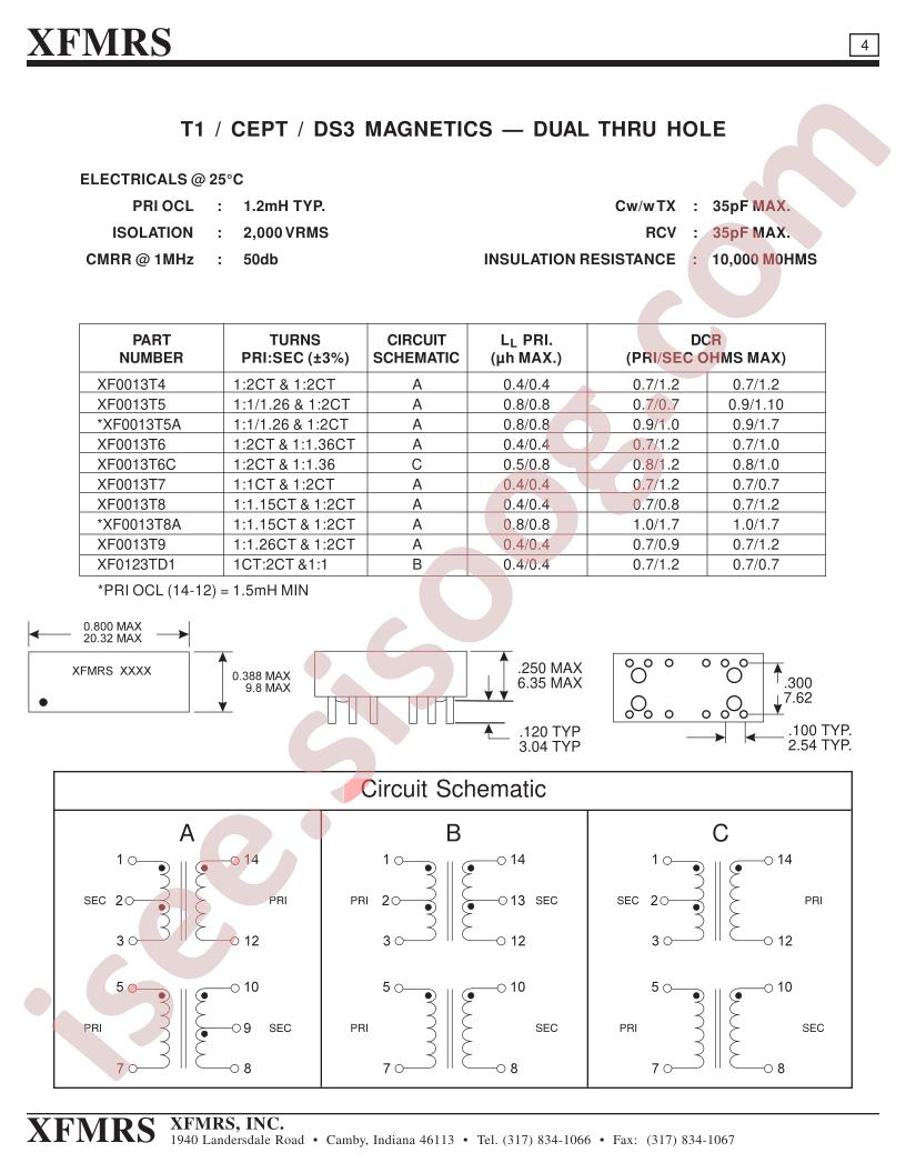 XF0013T8A