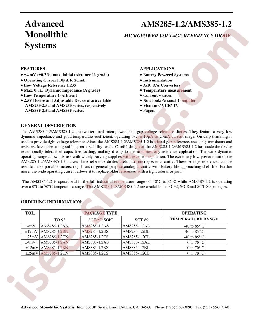 AMS385-1.2AN