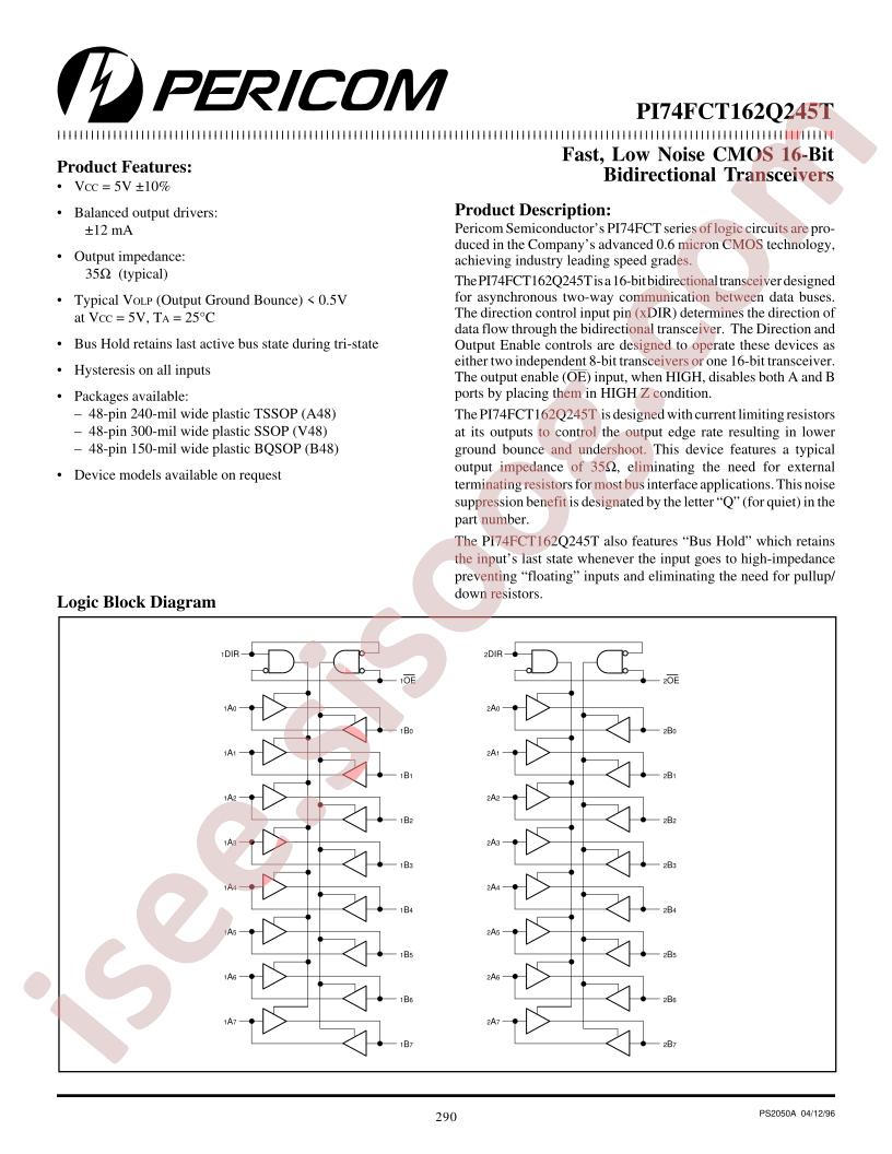 PI74FCT162Q245AT