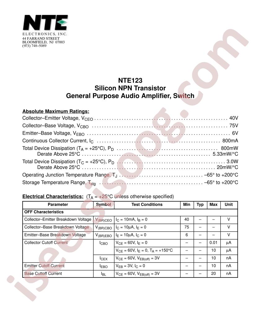 NTE123