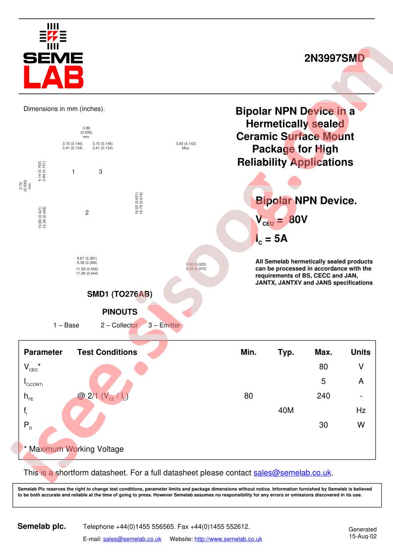 2N3997SMD