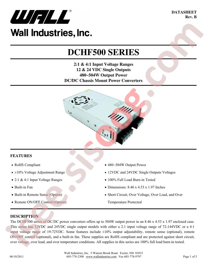 DCHF500W-SMD110-12