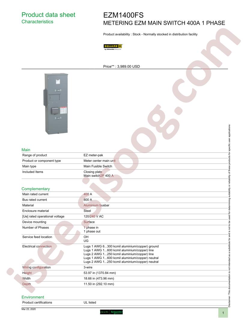 EZM1400FS
