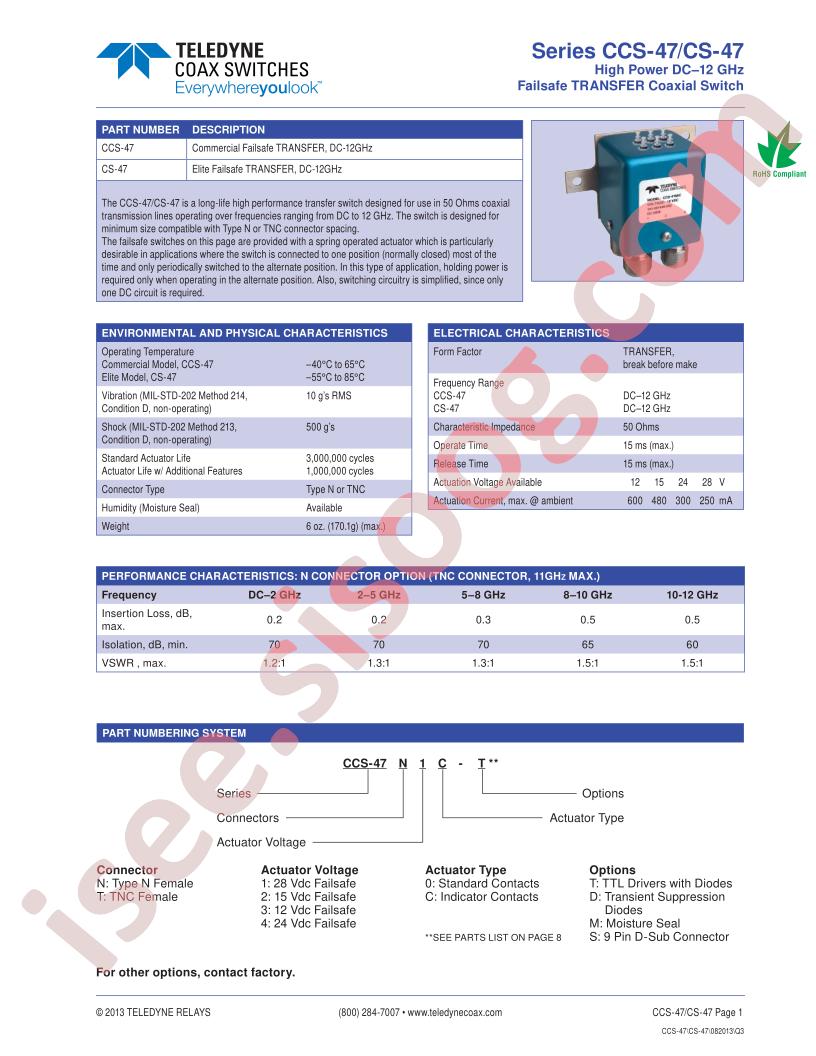CCS-47NX0-D