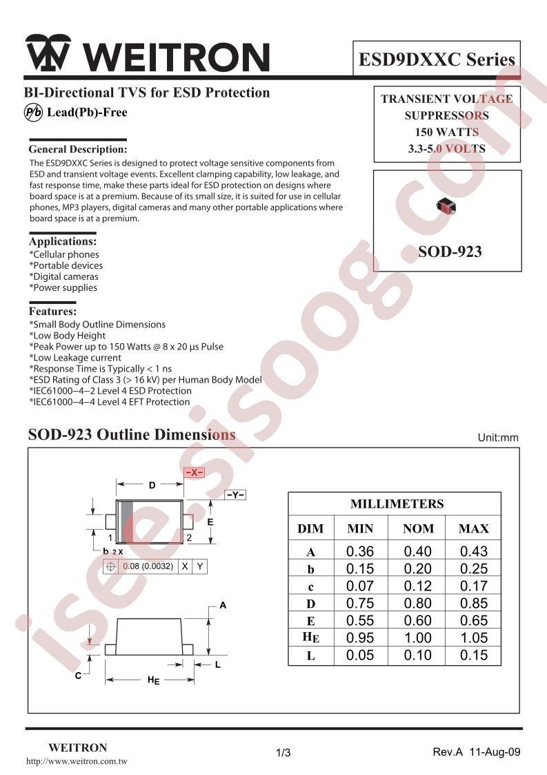 ESD9D5.0C