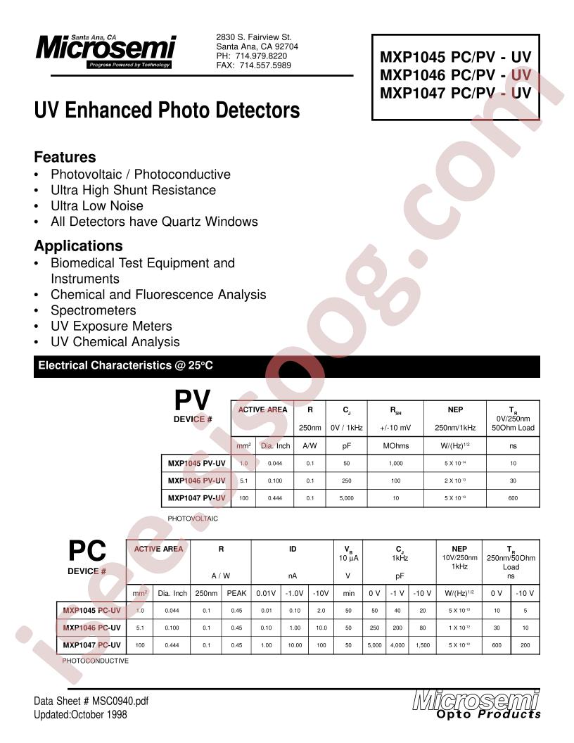 MXP1045PV-UV