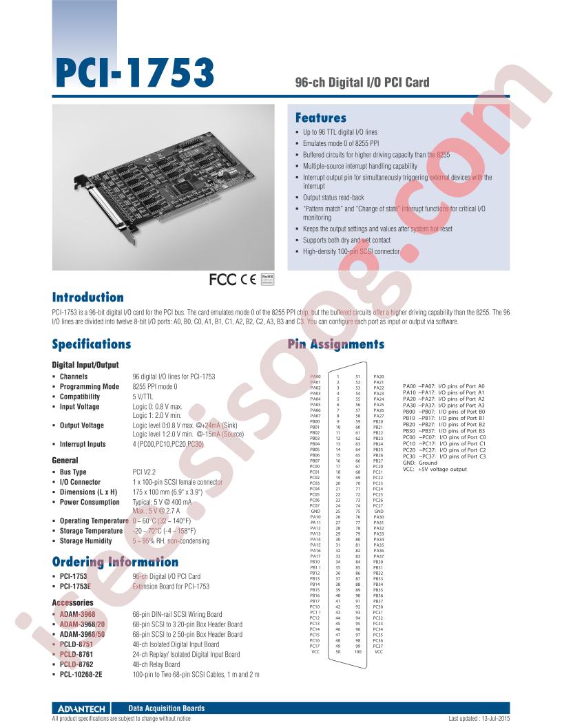 PCI-1753E