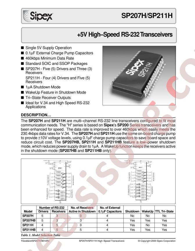 SP207HBCA