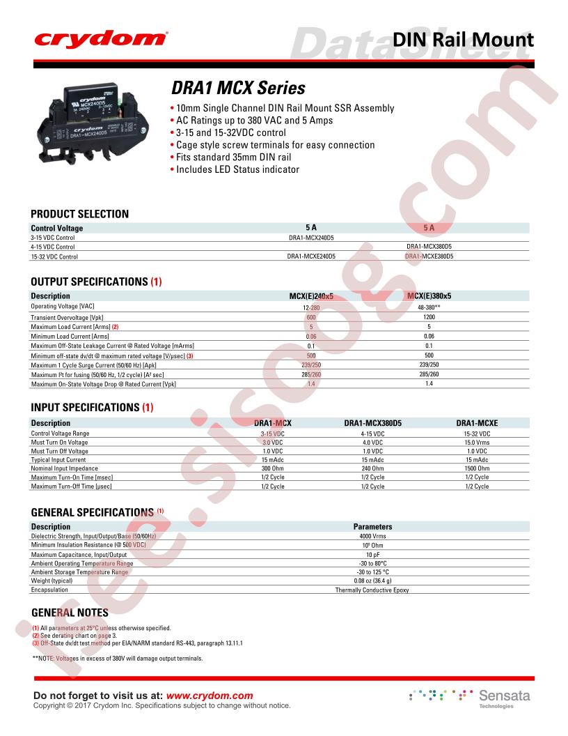 DRA1-MCX240D5