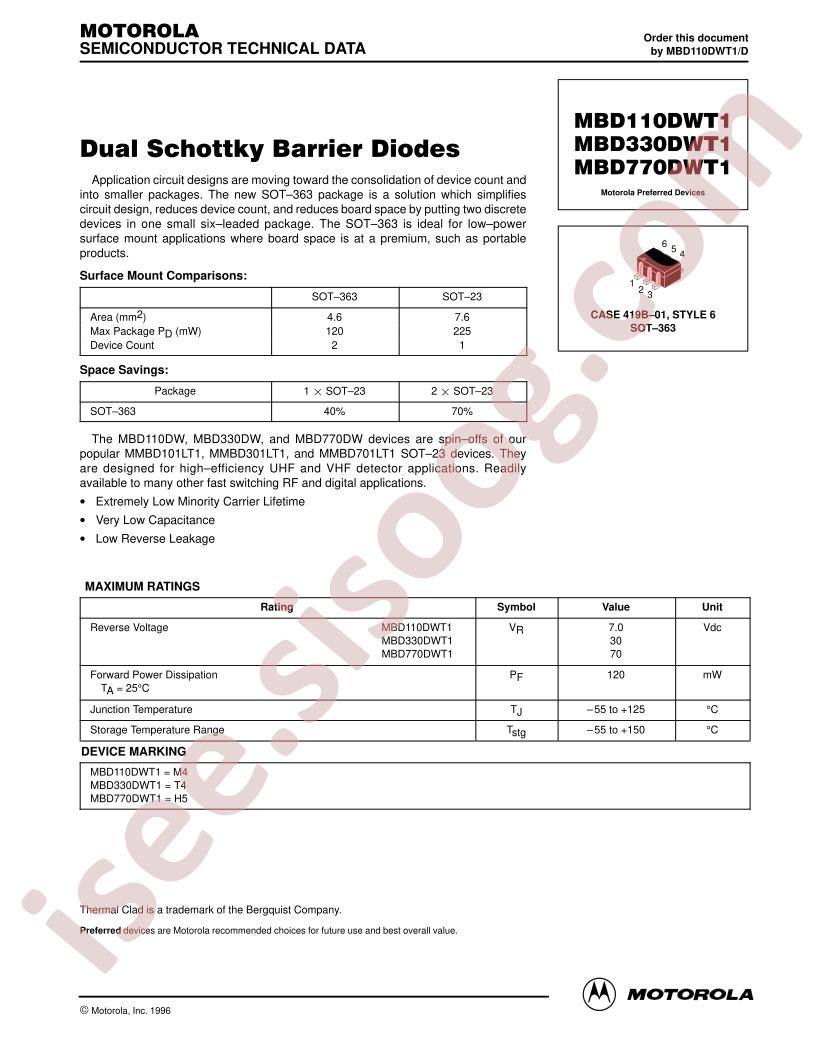 MBD110DWT1