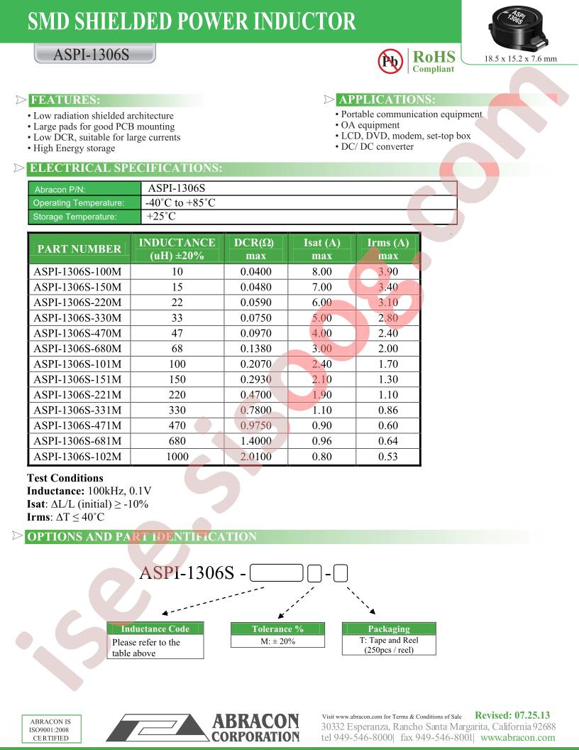 ASPI-1306S-680M