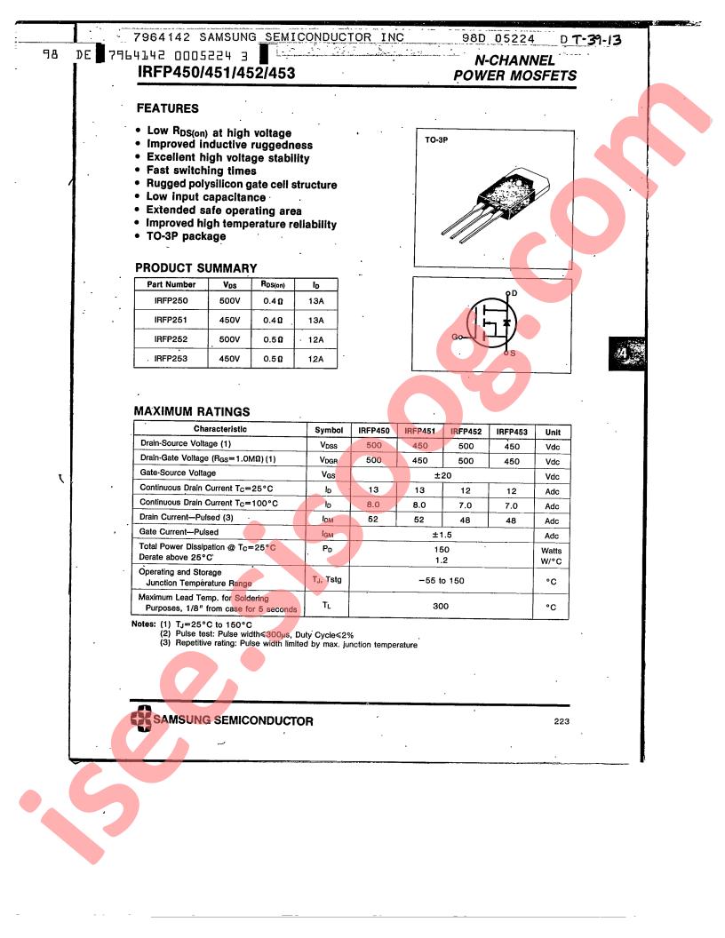 IRFP452