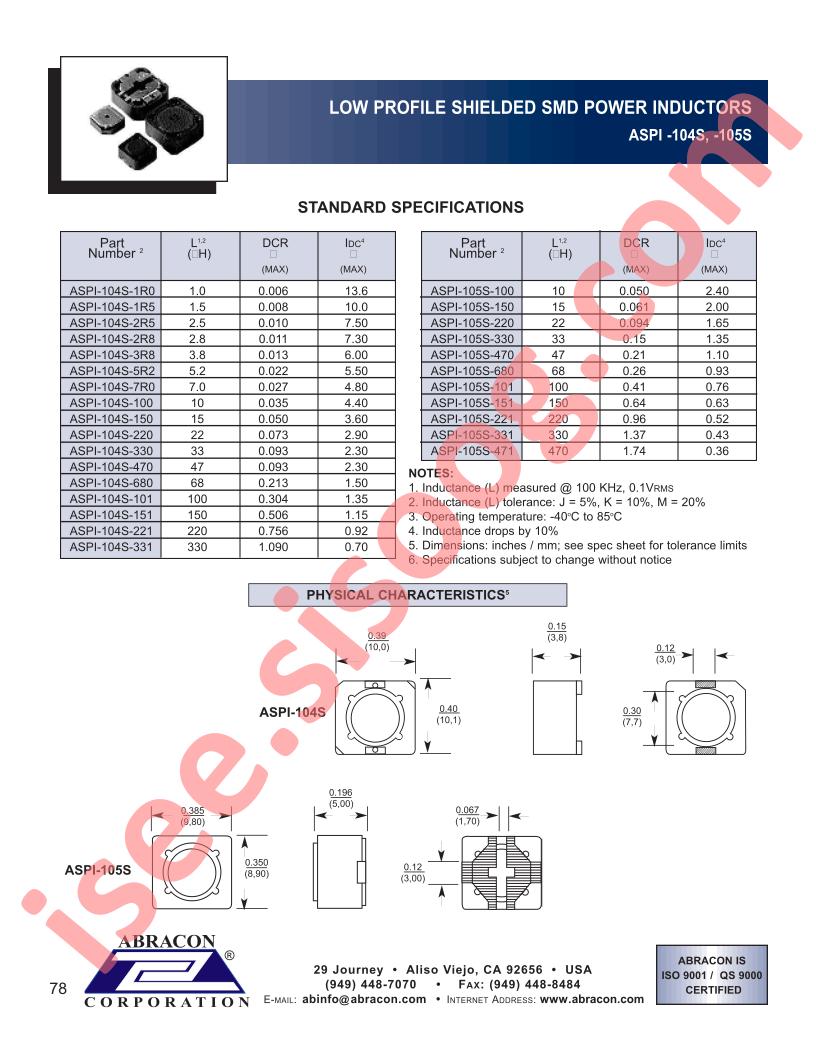 ASPI-105S-150