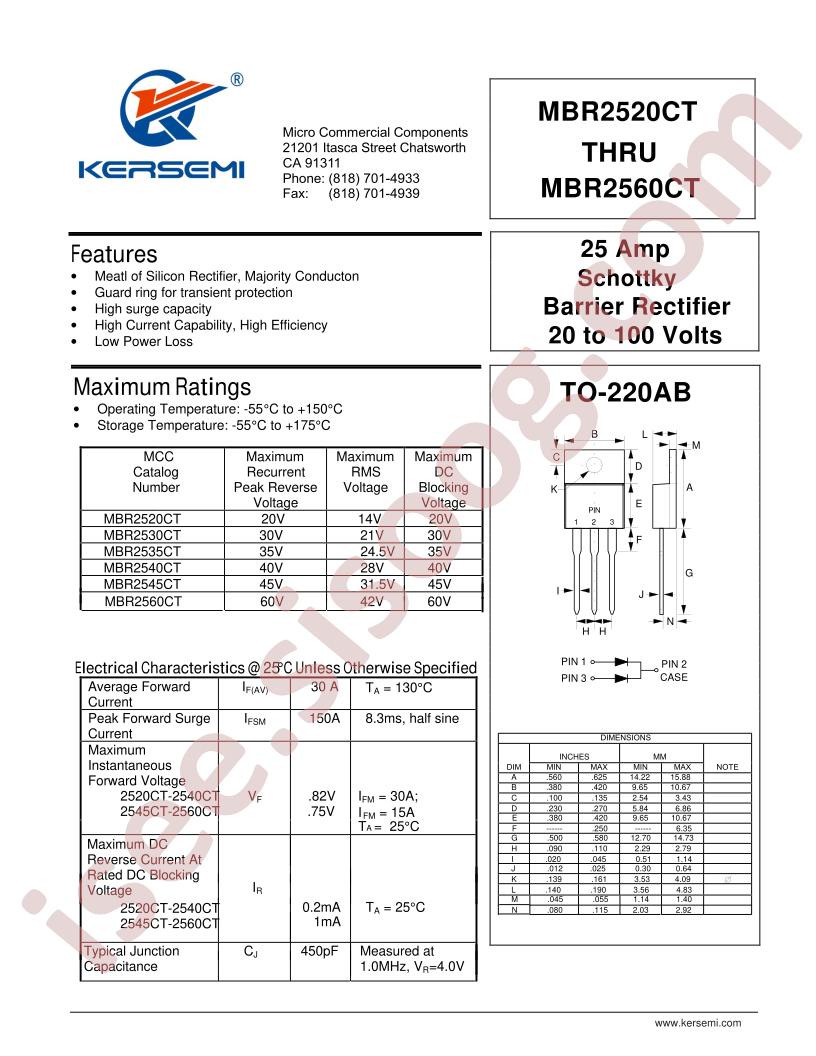 MBR2540CT