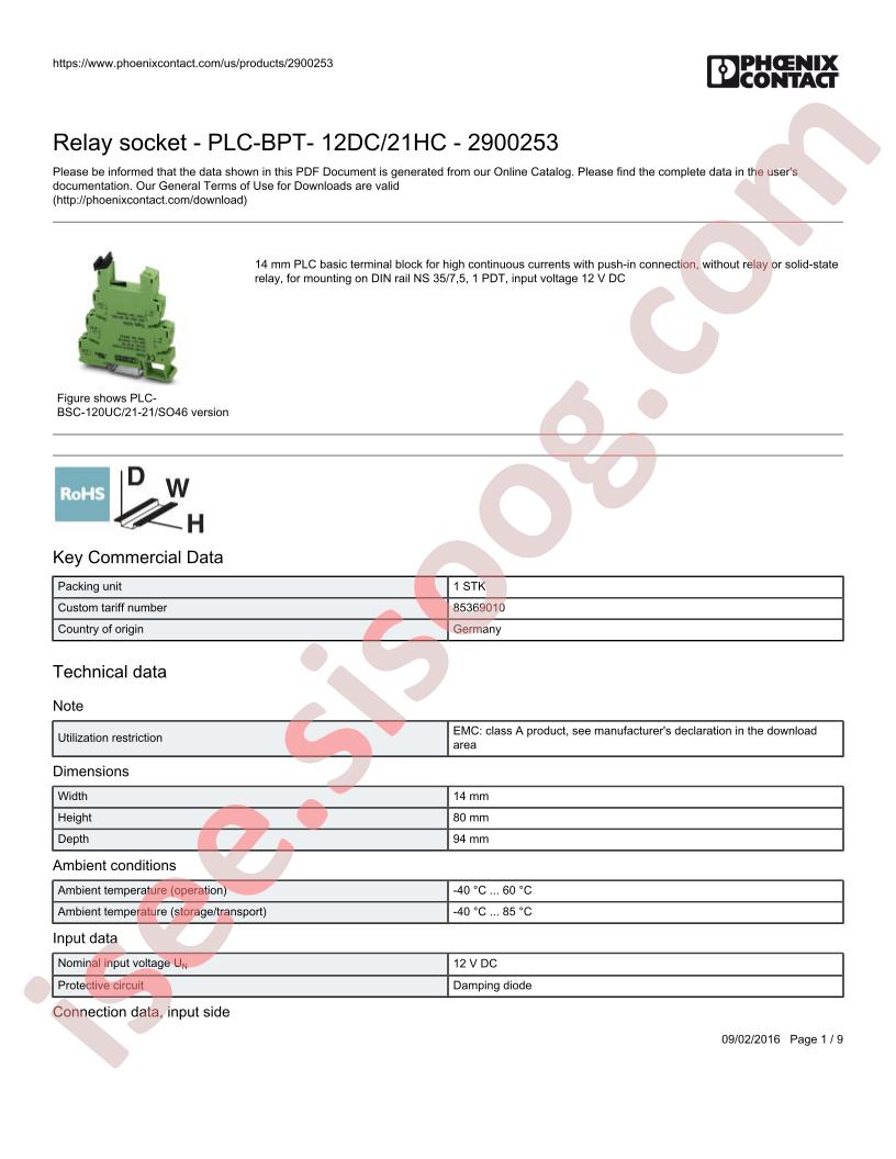 PLC-BPT-12DC