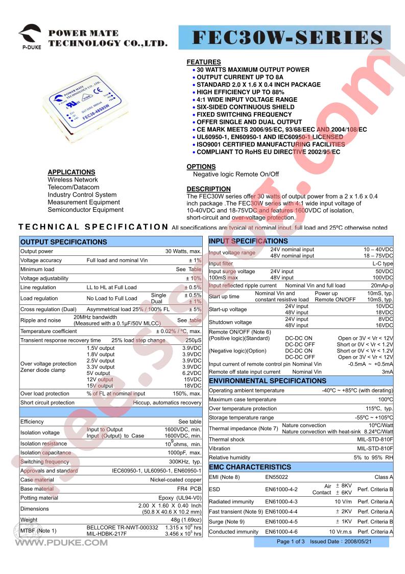 FEC30-48S15W