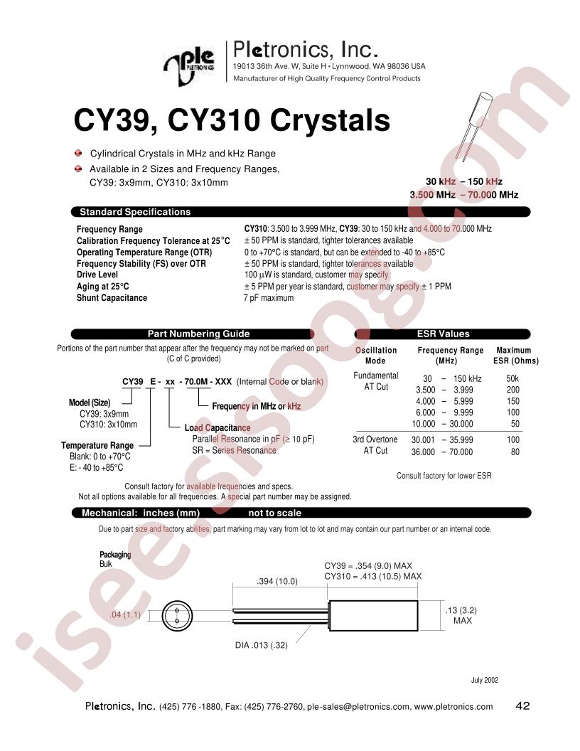 CY310E-SE-70.0M