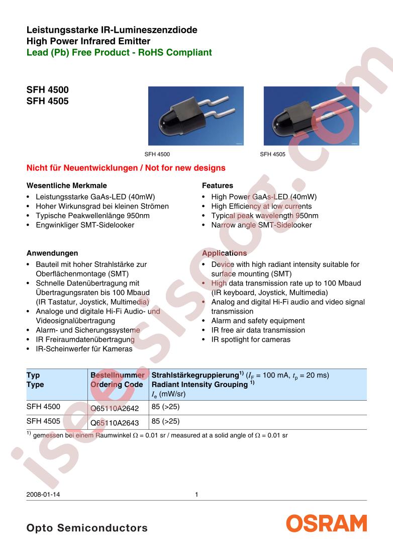 SFH4500
