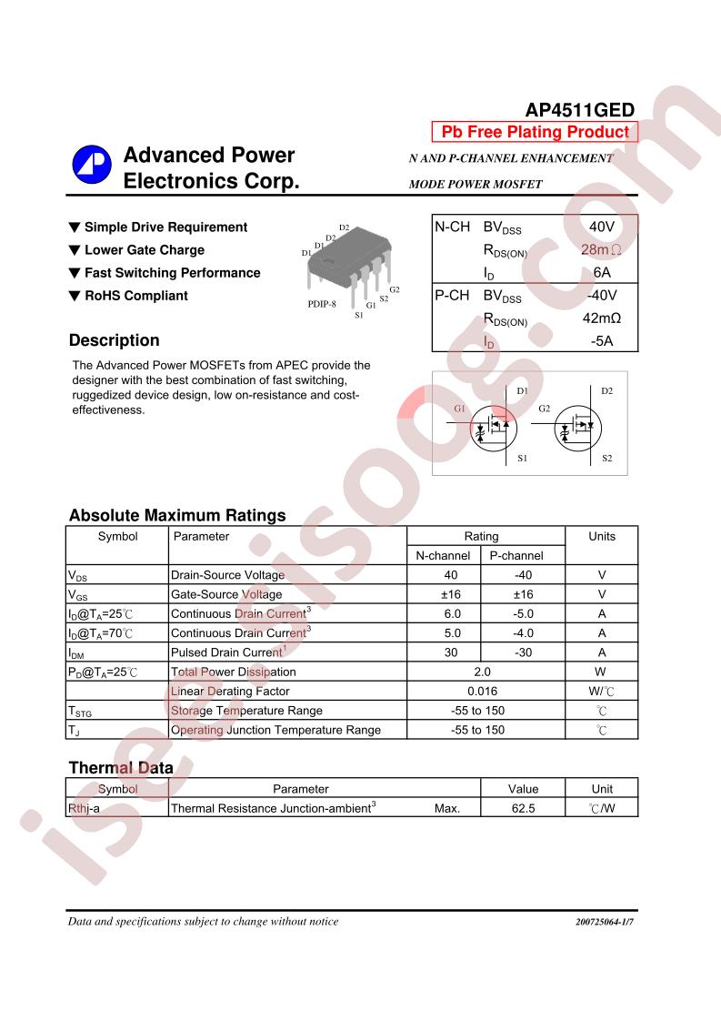 AP4511GED