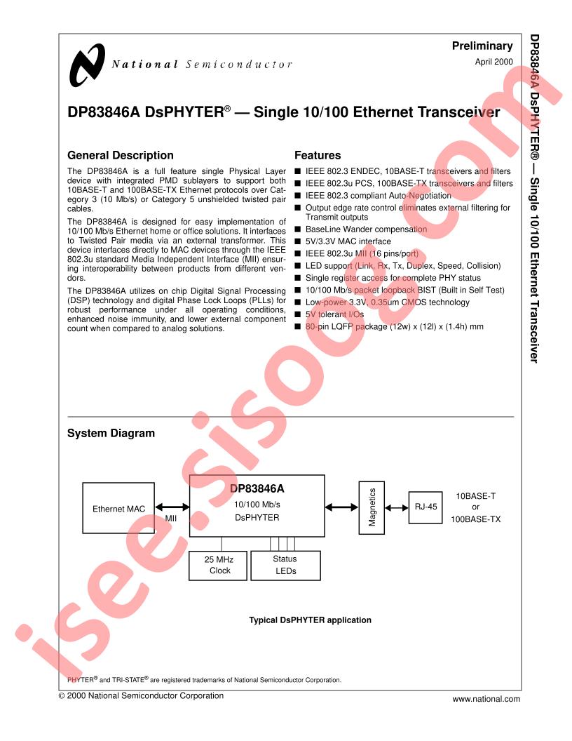 DP83846A