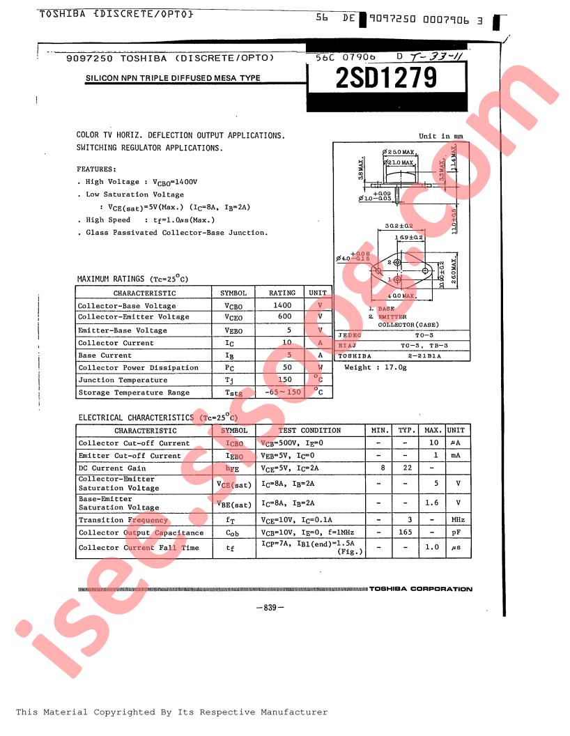 2SD1279
