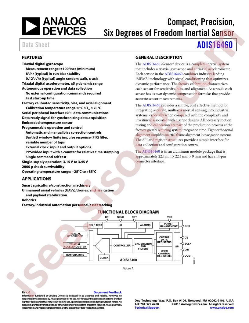 ADIS16460