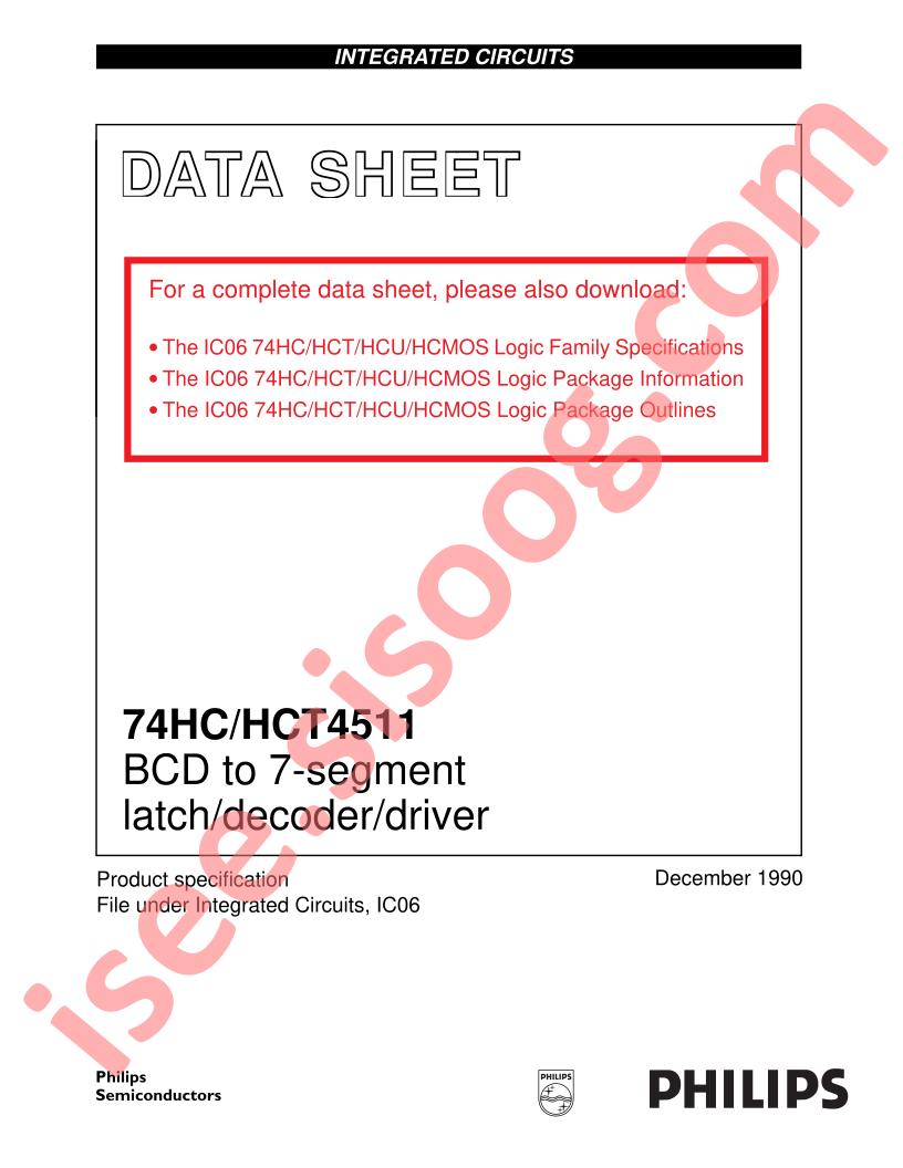74HC4511N