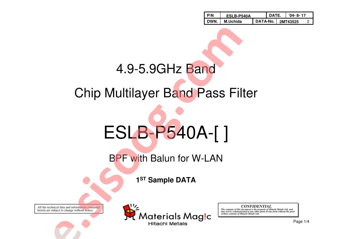 ESLB-P540A