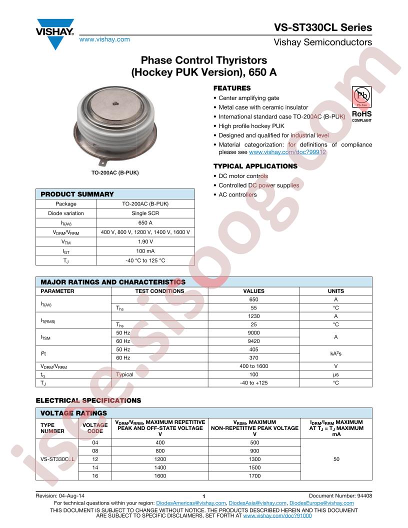 VS-ST330CL