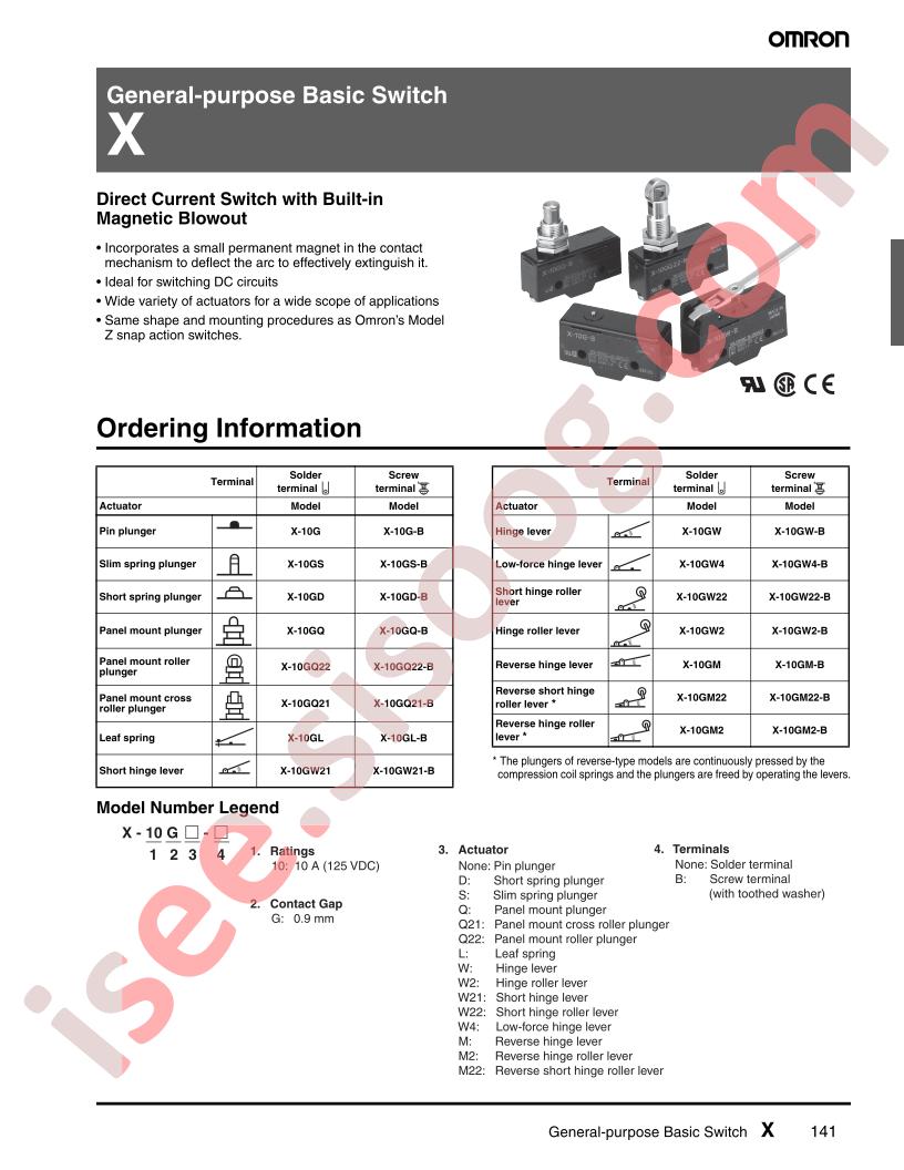 X-10GW4-B