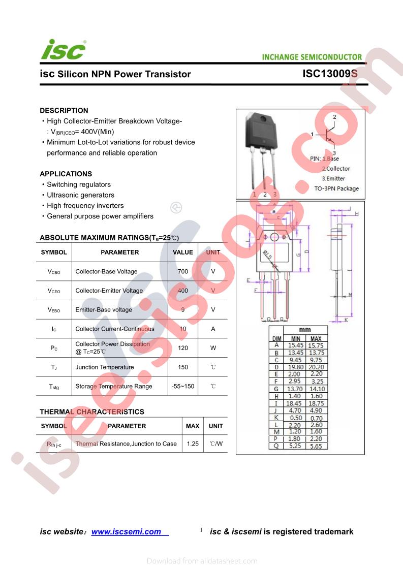 ISC13009S