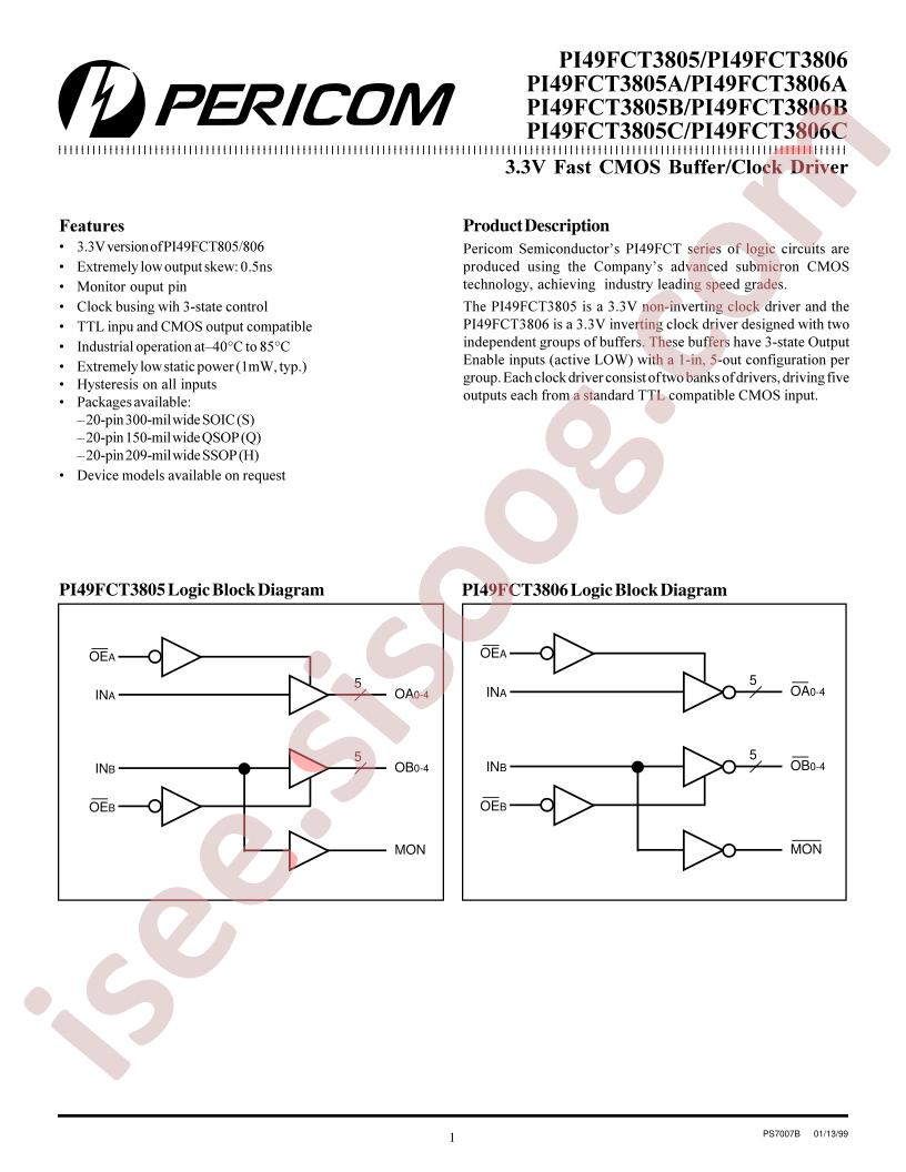 PI49FCT3805