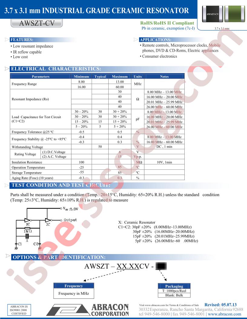 AWSZT-27.00CV-T