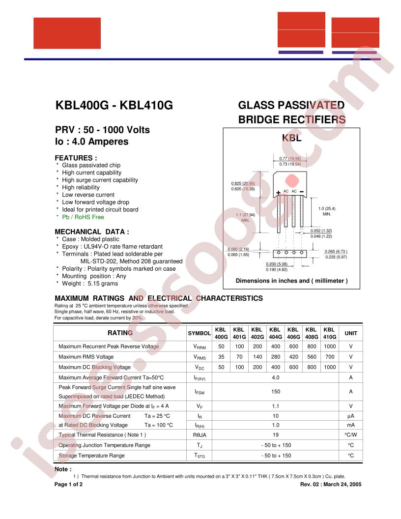 KBL401G