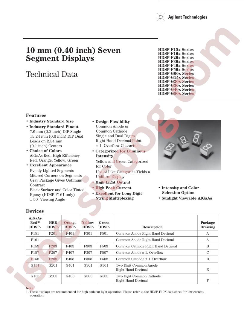 HDSP-G301-00000